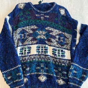 Vintage 1980s Southwestern Aztec Sweater